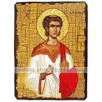 Ікона Стефан Святий Апостол Первомученик і Архидиякон ,ікона на дереві 130х170 мм