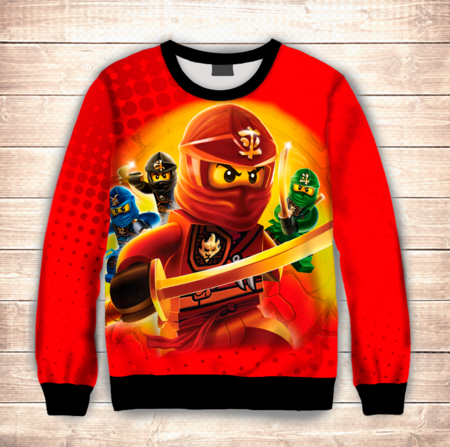 Світшот з принтом Кай Ніндзяго (Kai Ninjago)