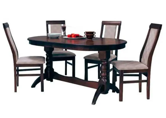 Купить Обеденный гарнитур стол Вильжюст нераскладной+стулья Бельз (4 шт ...