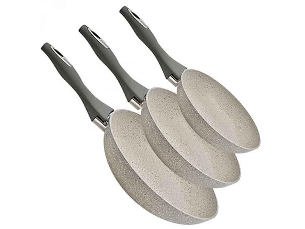 Набір сковорідок Besser Stone 10328, 3 шт, фото 1