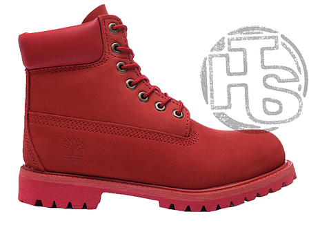 Жіночі черевики Timberland Classic Boots Bordo Winter (з хутром), фото 2