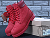 Жіночі черевики Timberland Classic Boots Bordo Winter (з хутром), фото 2
