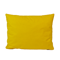 Подушка, 45*35 см, (хлопок), (ярко желтый)