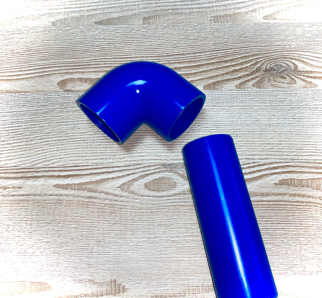 Труба ПВХ LIANSU синя діаметр 40 мм PN10 напірна розтрубна клейова для басейну, водопроводу та свердловин, фото 1