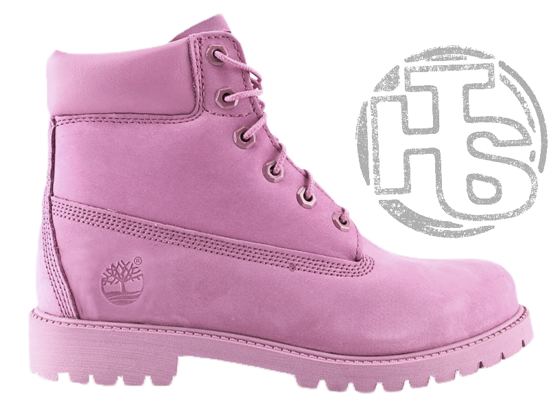 Жіночі черевики Timberland Classic Boots Pink (з хутром)