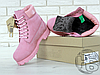 Жіночі черевики Timberland Classic Boots Pink (з хутром), фото 4