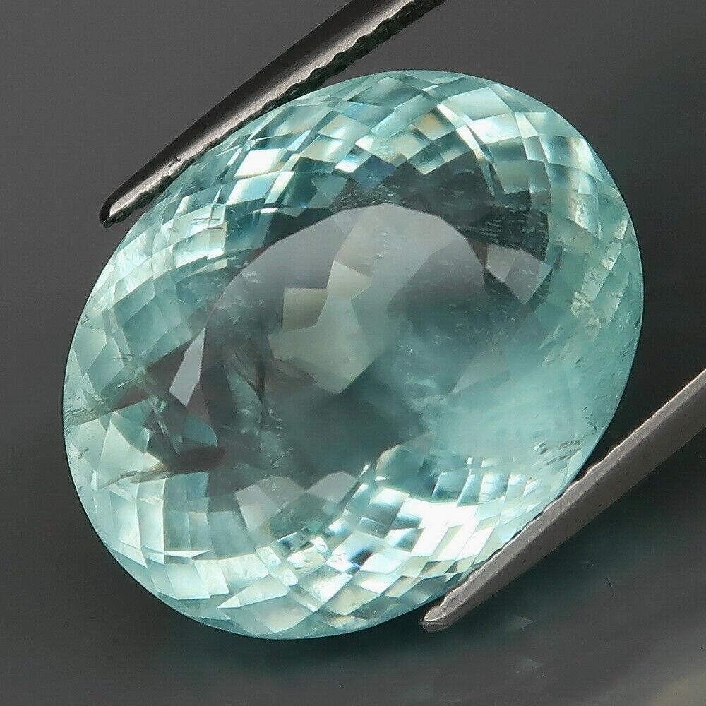Аквамарин 19.50 карат 19.0X15.12X10.6 mm Сертифікат