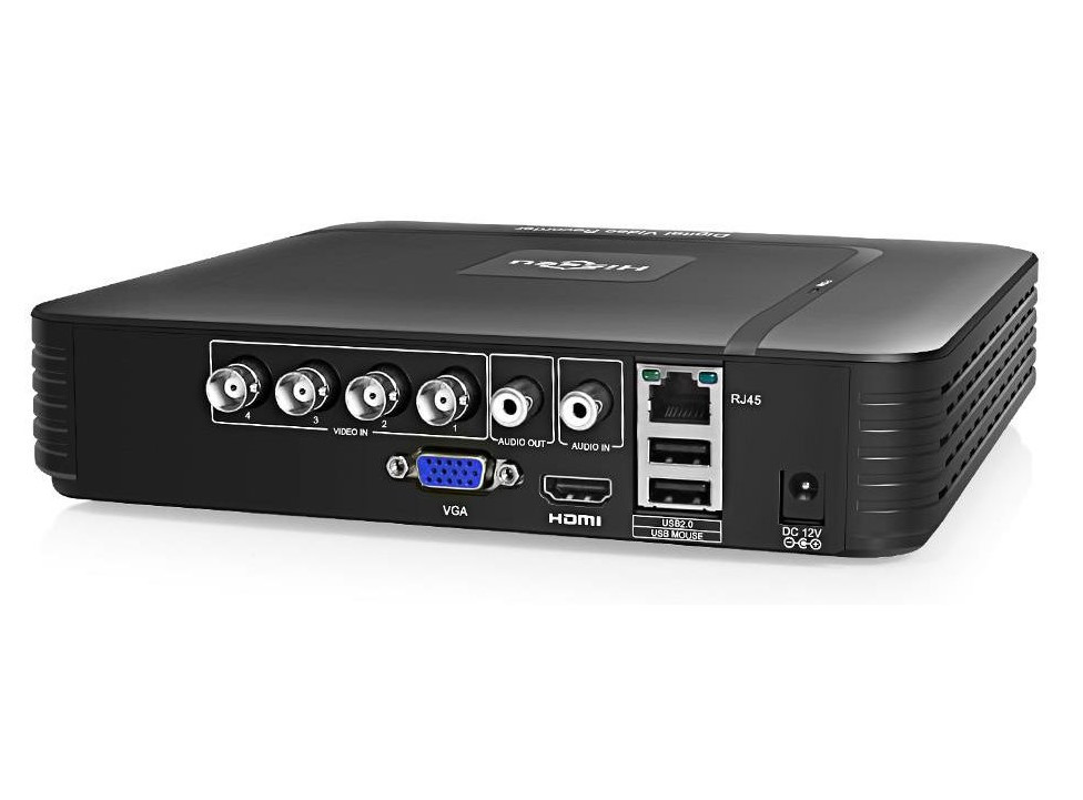 Гібридний AHD відеореєстратор Hiseeu A1004NS 4CH — Full HD, фото 1