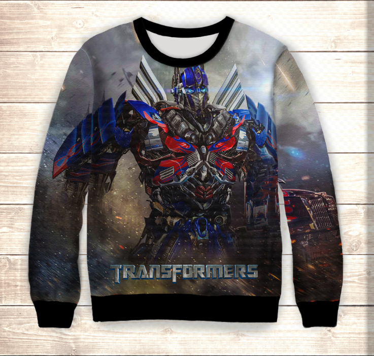 Світшот Transformers Persone Трансформеры Оптимус Прайм