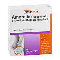 Amorolfin-ratiopharm 5% противогрибковый лак, 3 мл