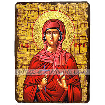 Ікона Агафія Свята мучениця ,ікона на дереві 130х170 мм