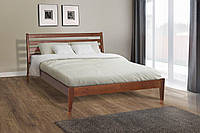 Ліжко двоспальне дерев'яне Челсі 160-200 см (лісовий горіх)