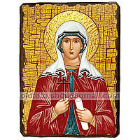 Икона Валентина Святая Мученица Кесарийская ,икона на дереве 130х170 мм