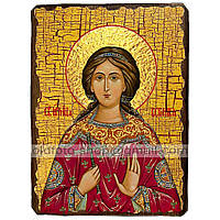 Икона Вероника (Виринея) Святая Мученица Едесская ,икона на дереве 130х170 мм