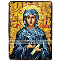 Икона Мелания Римляныня Святая ,икона на дереве 130х170 мм