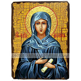 Ікона Меланія Римляниня Свята ,ікона на дереві 130х170 мм