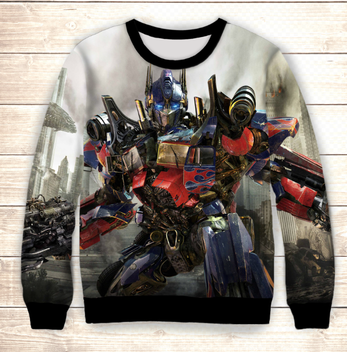 Світшот Transformers in town Dragom Трансформеры Оптимус Прайм