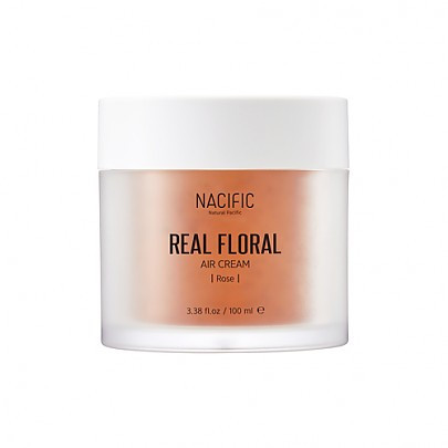Nacific Real Rose Floral Air Cream Легкий гель-крем з пелюстками троянди