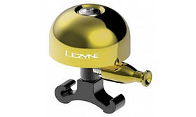 Дзвоник Lezyne CLASSIC BRASS BELL M чорний, механічний, голосний звук, латунь
