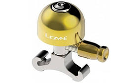 Дзвоник Lezyne CLASSIC BRASS BELL S сріблястий, механічний, гучний звук, 21 г