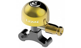 Дзвоник Lezyne CLASSIC BRASS BELL S чорний - механічний латунний дзвоник для велосипеда, гучний сигнал