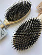 Масажна щітка SALON PROFESSIONAL комбінованої щетиною GOLD, фото 3