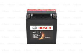 Мото акумулятор BOSCH 14AH 210A 150x87x161 M6 Лівий [+] 12VBosch 0092M60220 (ETX16-BS = YTX16-BS)