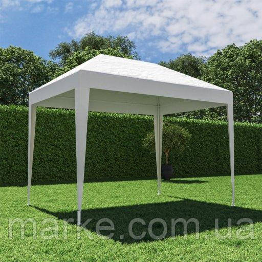 Павільйон садовий білий 1,95*2,95 м. без москітної сітки ( поліетилен)