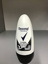 Дезодорант кульковий Rexona invisible black and white Невидима на чорному і білому 50 мл