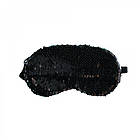 Маска для сну з паєтками Silenta Fasion Black, фото 4