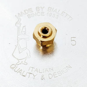 Клапан безпеки Valvola di sicurezza, універсальний, підходить для всіх гейзерних кавоварок Moka