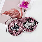 Маска для сну Silenta Fasion Pink + гелева вкладка, фото 2