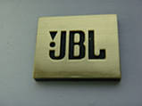 Значок, наклейка, логотип (пластик) 27x22mm на сітку колонки JBL, фото 2