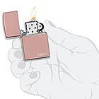 Запальничка Zippo 49190ZL High Polish, Rose Gold logo, фото 4