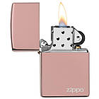 Запальничка Zippo 49190ZL High Polish, Rose Gold logo, фото 3