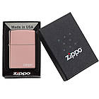 Запальничка Zippo 49190ZL High Polish, Rose Gold logo, фото 6