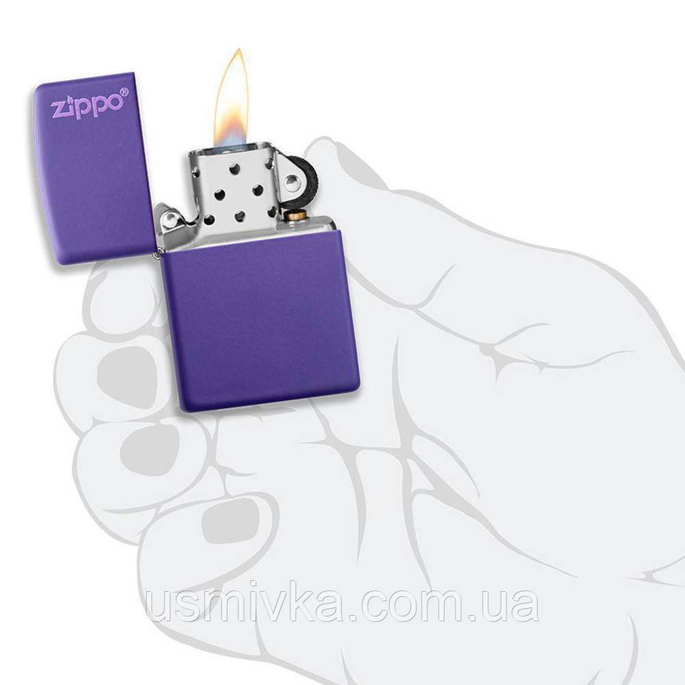 Зажигалка Zippo 237ZL Purple Matte - фото 5 - id-p1135493483