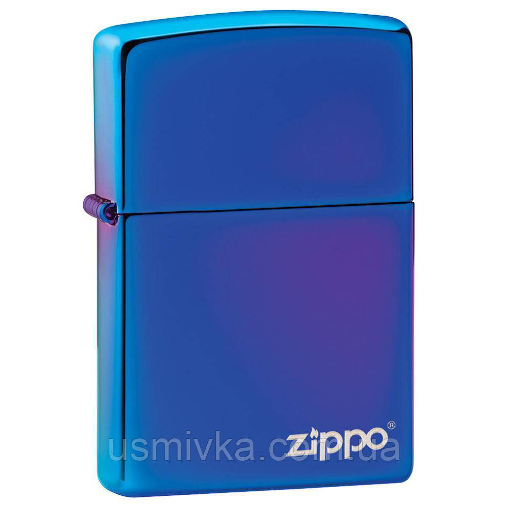 Запальничка Zippo 29899ZL High Polish Indigo Laser Engrave, фото 1