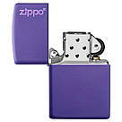 Запальничка Zippo 237ZL Purple Matte Black Matte, фото 3