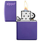 Запальничка Zippo 237ZL Purple Matte Black Matte, фото 5