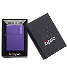 Запальничка Zippo 237ZL Purple Matte Black Matte, фото 6
