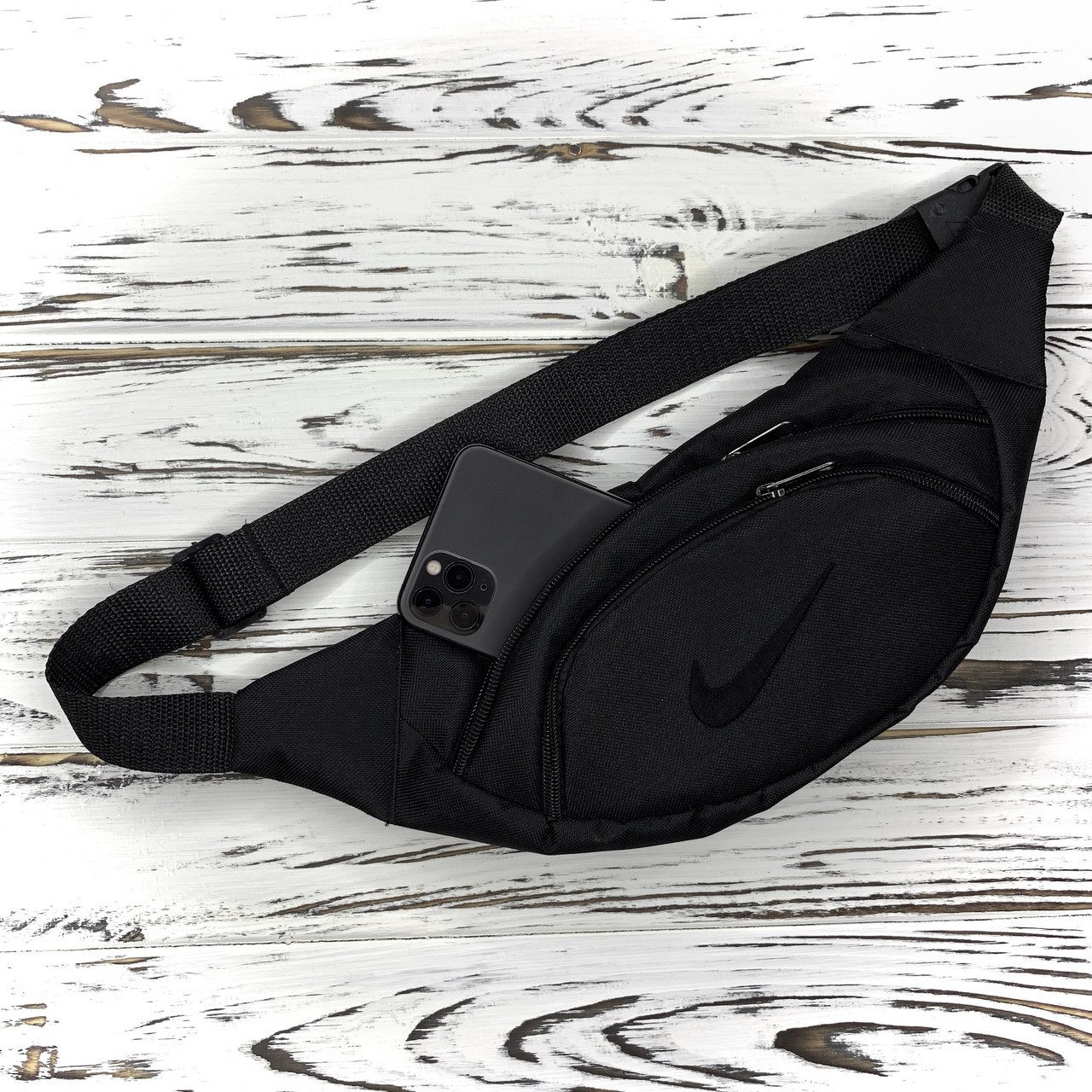 Бананка чоловіча жіноча Nike Cl X black сумка через плече