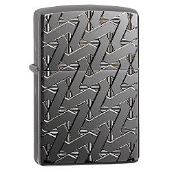 Зажигалка Zippo 49173 Armor® High Polish Black Ice® Deep Carve