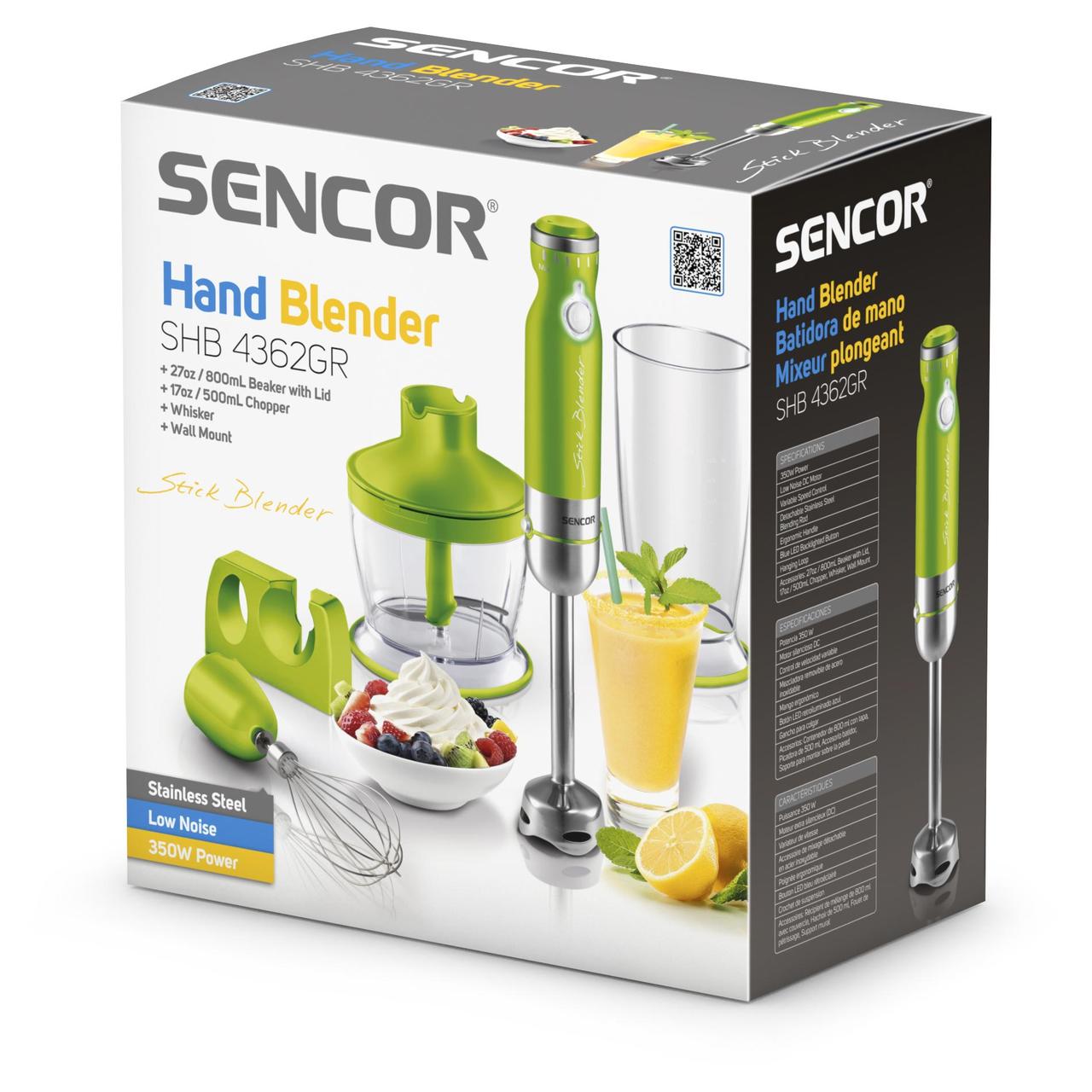 Блендер, міксер, чопер 3 в 1 Sencor SHB 4362GR