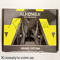 Комплект тормозной V-brake ALHONGA с ручками, в фирменной коробке