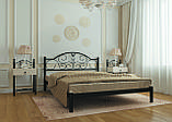 Двуспальне ліжко металеве Анжеліка Loft Метал-Дизайн, фото 2