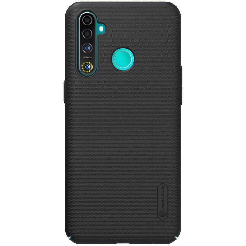 Nillkin Realme 5 Pro Super Frosted Shield Black Чехол Накладка Бампер