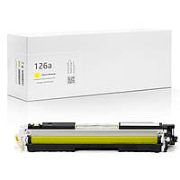 Картридж совместимый HP 126A (CE312A) Yellow, ресурс 1.000 стр., аналог от Gravitone (GTH-CRG-CE312A-TN-Y)