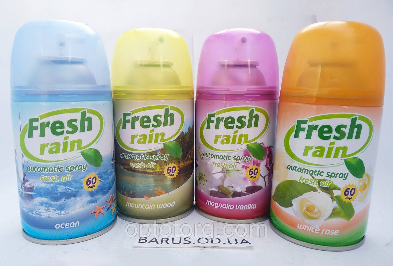 Освіжувач повітря FRESH RAIN запаска для автомата в асортименті