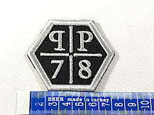Нашивка pp78 philipp plein 70х60 мм, фото 5